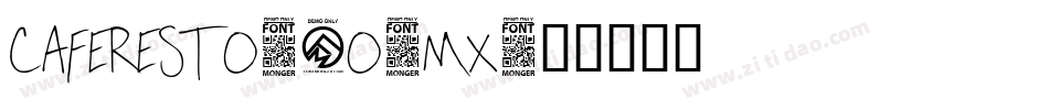 Caferesto-2O1MX字体转换