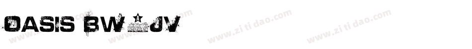 Oasis-BW0JV字体转换
