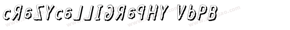 CrazyCalligraphy-VdPB字体转换