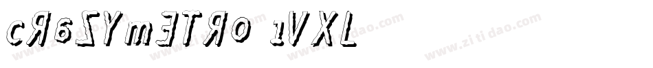 CrazyMetro-1vXL字体转换