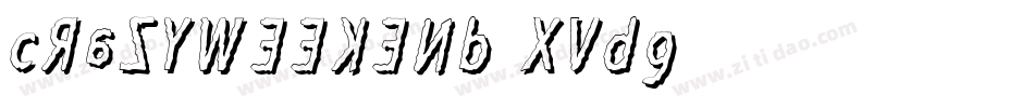 CrazyWeekend-XVD9字体转换