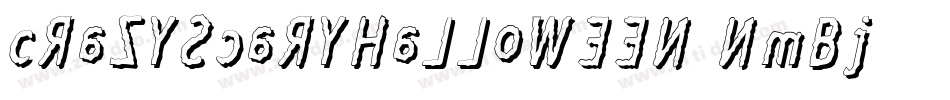 Crazyscaryhalloween-nmBJ字体转换