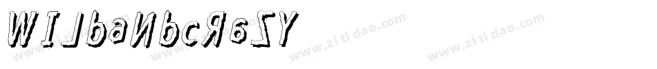 WildAndCrazy字体转换