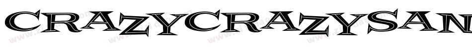 Crazycrazysans-l8dV字体转换