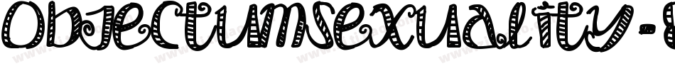 Objectumsexuality-8LEB字体转换