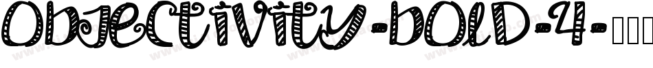 objectivity-bold-4字体转换