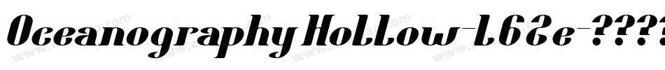 OceanographyHollow-l62e字体转换