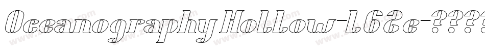 OceanographyHollow-l62e字体转换