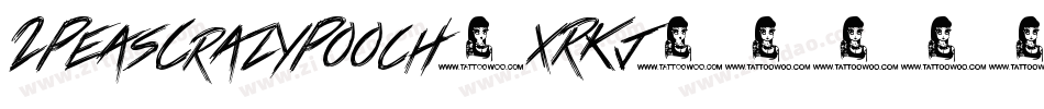 2PeasCrazyPooch-xRKj字体转换
