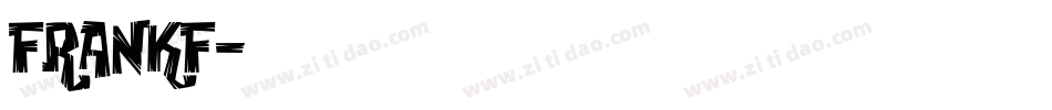FRANKF字体转换