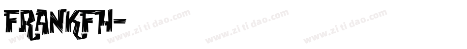 FRANKFH字体转换