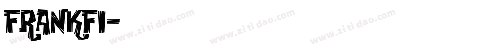 FRANKFI字体转换