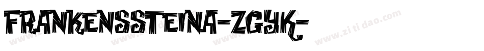 FrankensSteina-ZGyK字体转换