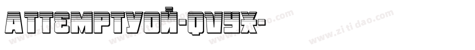 Attemptyon-qvYx字体转换