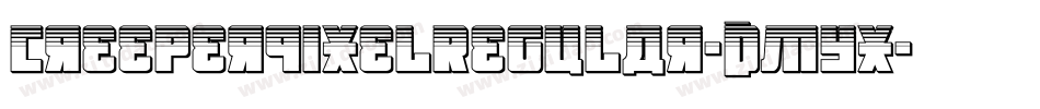 CreeperPixelRegular-DMYx字体转换