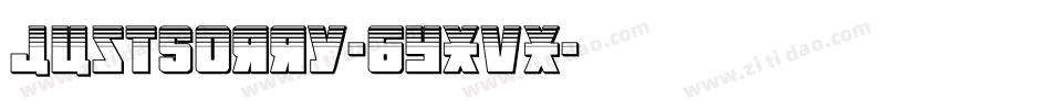 JustSorry-6YxVx字体转换