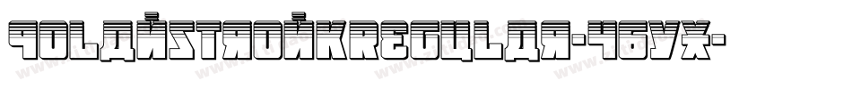 PolanstronkRegular-46yx字体转换