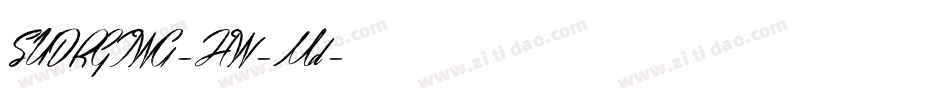 SUDRGIWA-HW-Md字体转换
