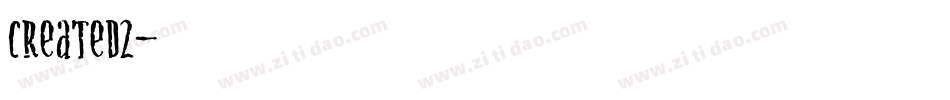 Created2字体转换