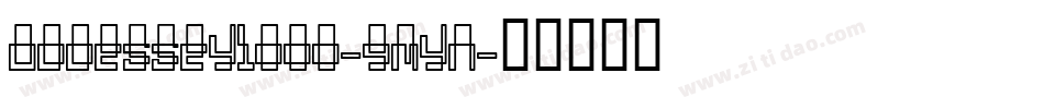 Oddessey1000-9Myn字体转换