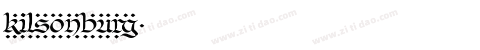 kilsonburg字体转换