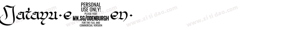 Jatayu-e0en字体转换