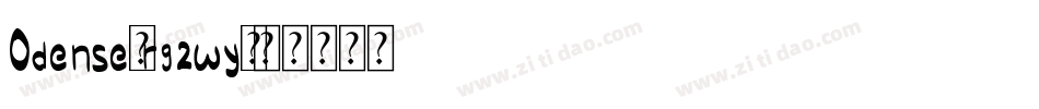 Odense-rg2wy字体转换