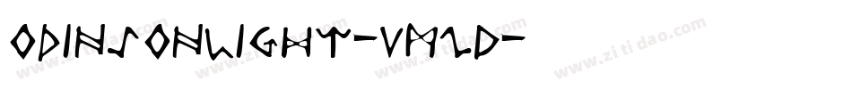 OdinsonLight-vMZD字体转换