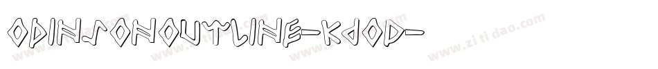 OdinsonOutline-K6OD字体转换