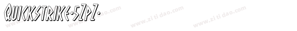 Quickstrike-5ZpZ字体转换