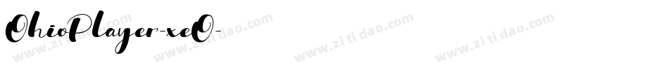 OhioPlayer-xeO字体转换