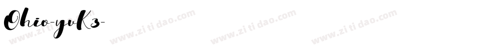Ohio-yvK3字体转换