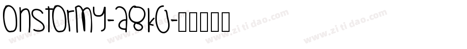 Ohstormy-a8Kg字体转换