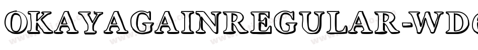 OkayAgainRegular-WD6v字体转换
