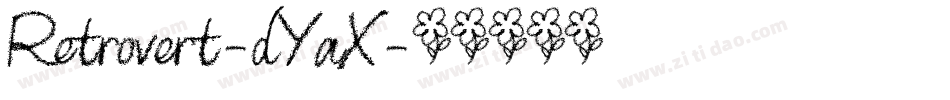 Retrovert-dYaX字体转换