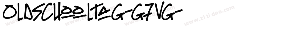 OldschoolTag-G7vg字体转换