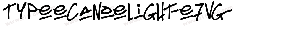 TypeecanoeLight-e7vg字体转换