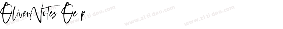OliverNotes-Oe6p字体转换