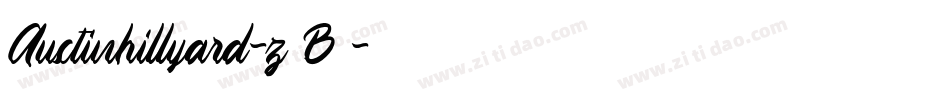 Austinhillyard-z7B3字体转换