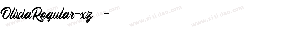 OliviaRegular-xz40字体转换