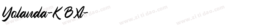 Yolanda-K7BXl字体转换