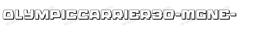 OlympicCarrier3D-Mgne字体转换