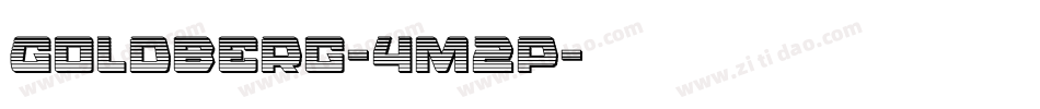 Goldberg-4m2p字体转换