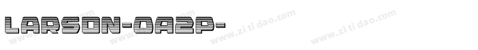 Larson-OA2p字体转换