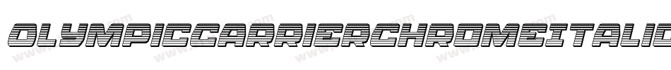 OlympicCarrierChromeItalic-v96M字体转换