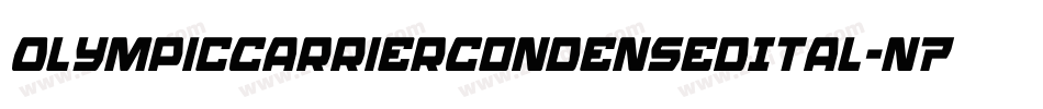 OlympicCarrierCondensedItal-n7qP字体转换