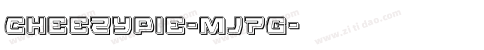 Cheezypie-mj7G字体转换