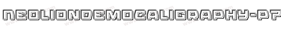 NeolionDemoCaligraphy-p7g4v字体转换 NeolionDemoCaligraphy-p7g4v字体转换