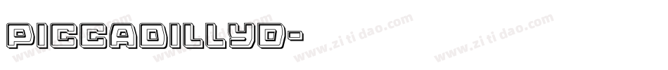 PiccadillyD字体转换