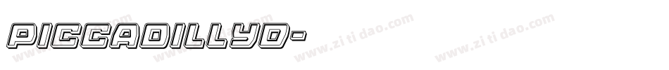 PiccadillyD字体转换